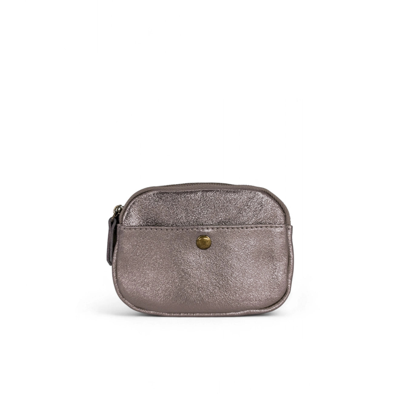Pochette porte-monnaie en cuir irisé ZIPPY Champagne irisé