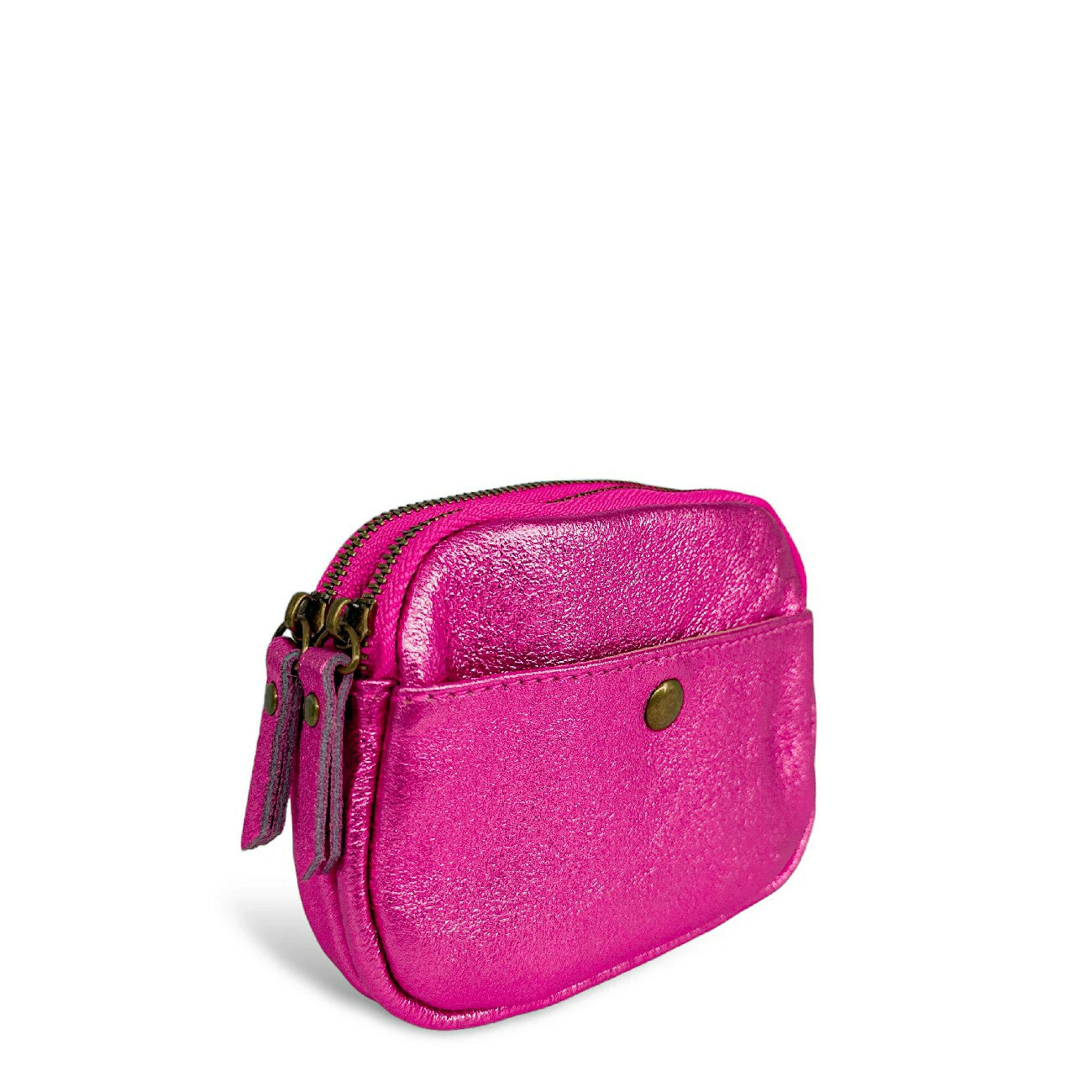 Leather wallet pouch irise ZIPPY Amethyst