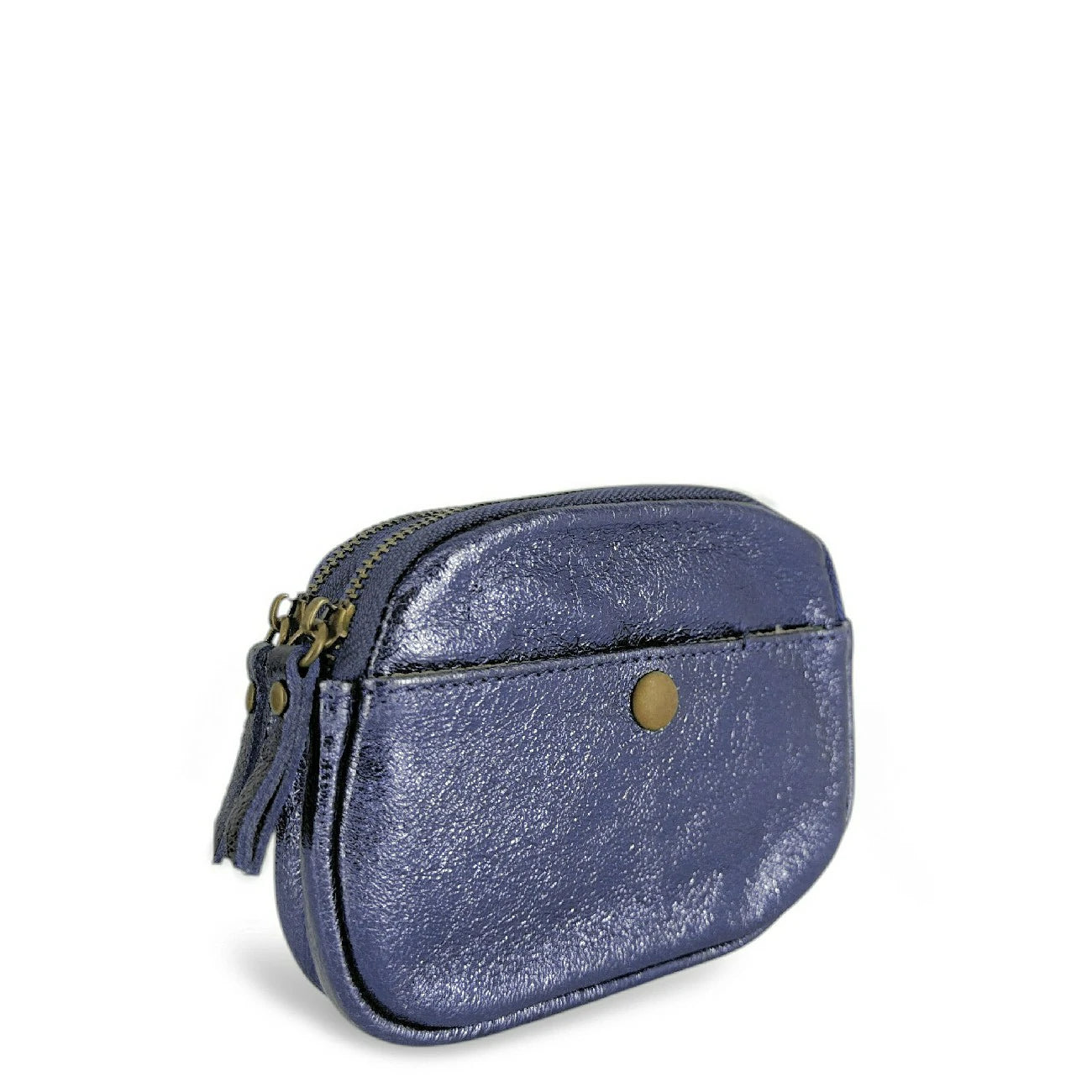 Leather wallet pouch irise ZIPPY Amethyst