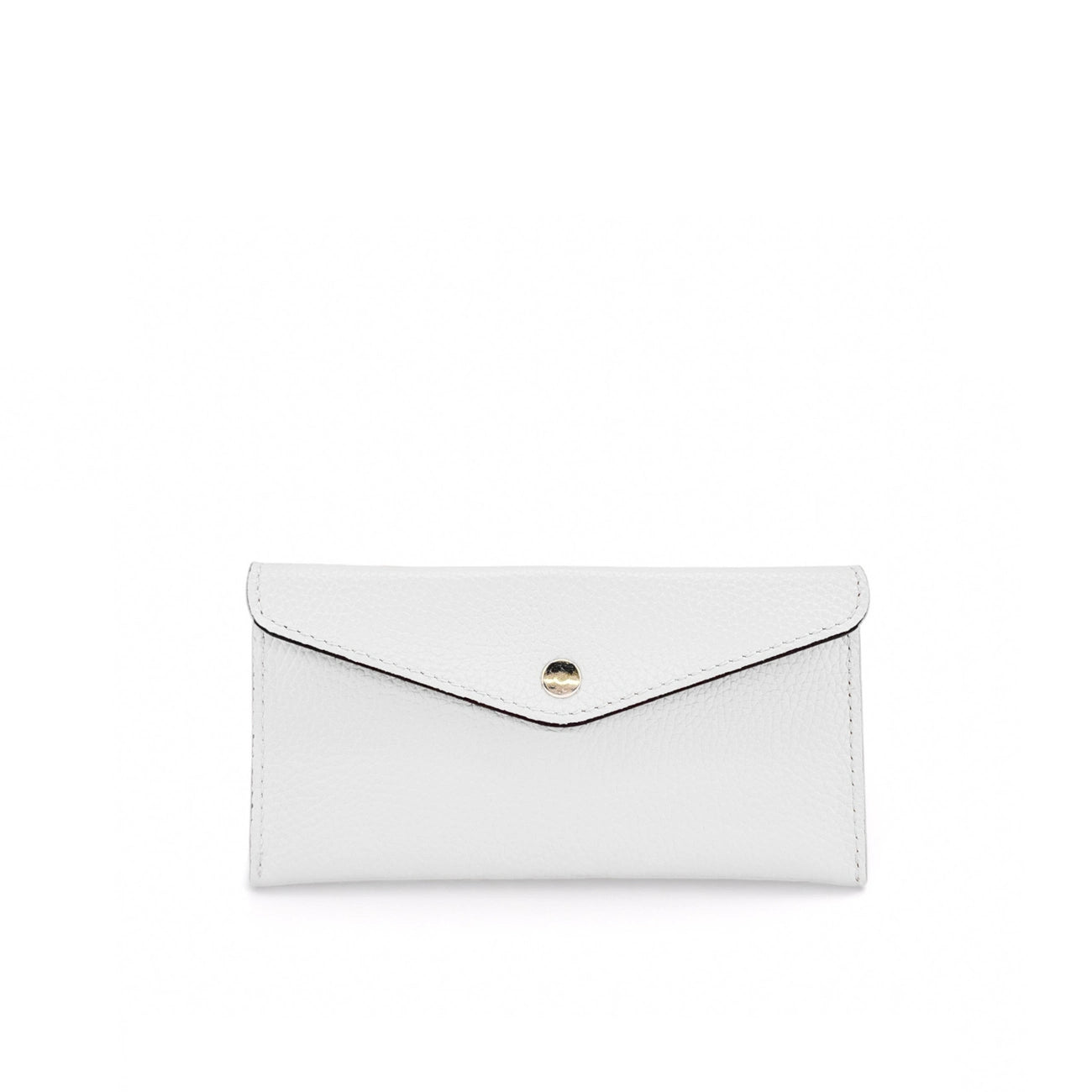 Grained leather portfolio holder CLOE Copper