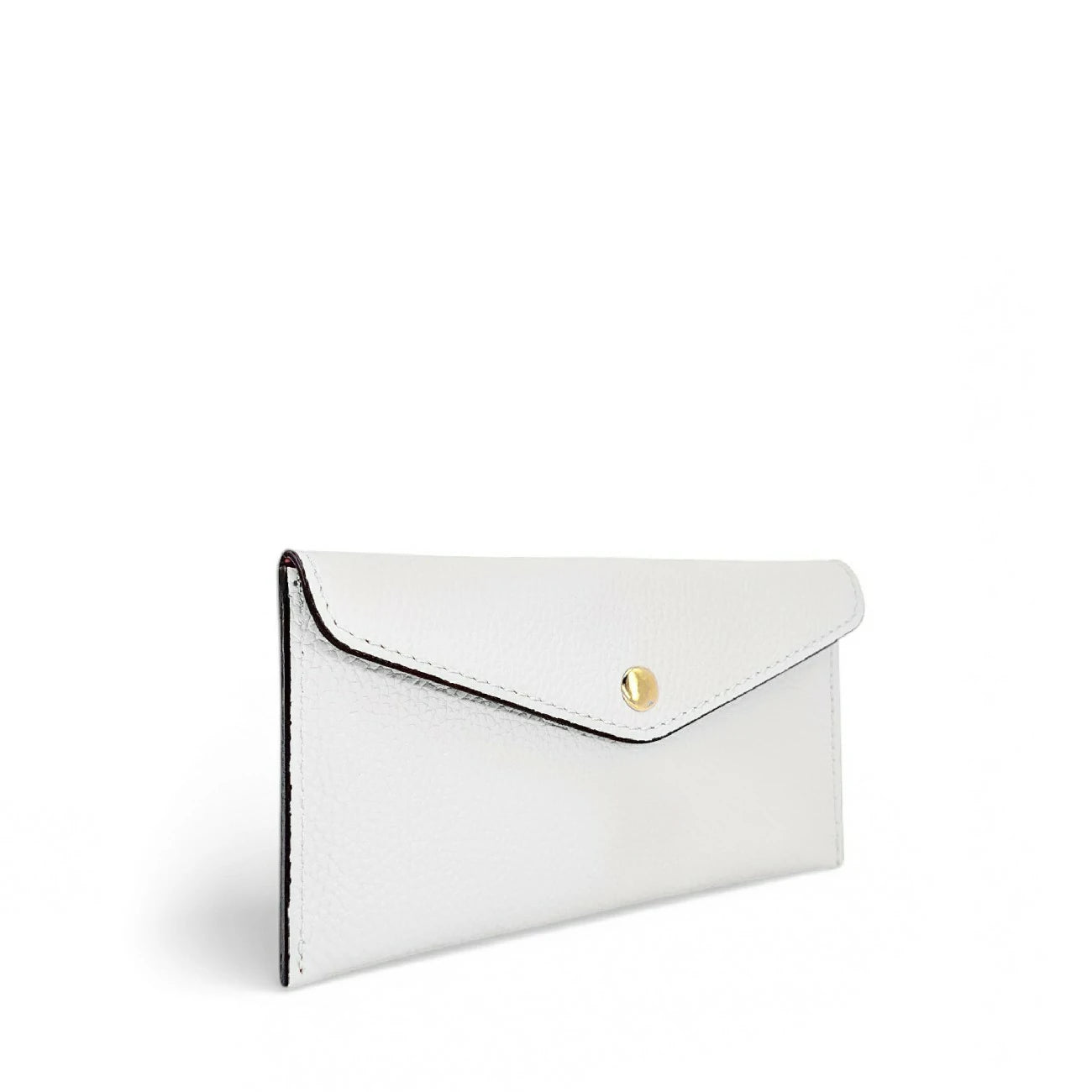 Grained leather portfolio holder CLOE Copper