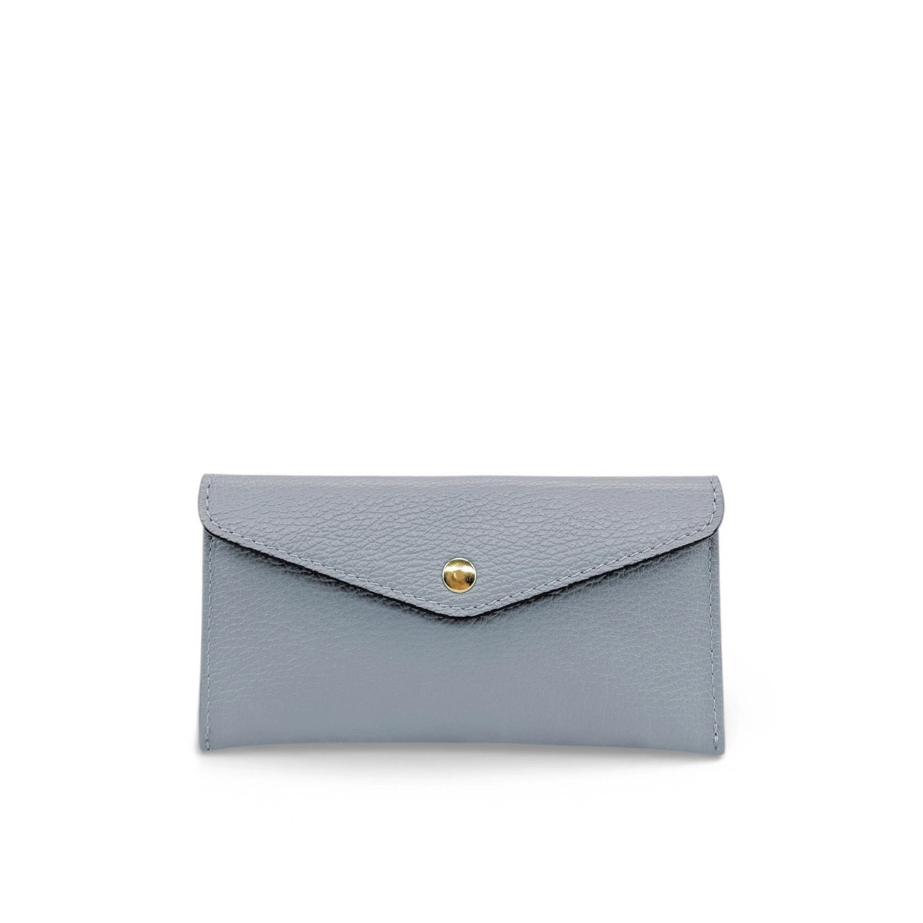 Grained leather portfolio holder CLOE Mustard yellow