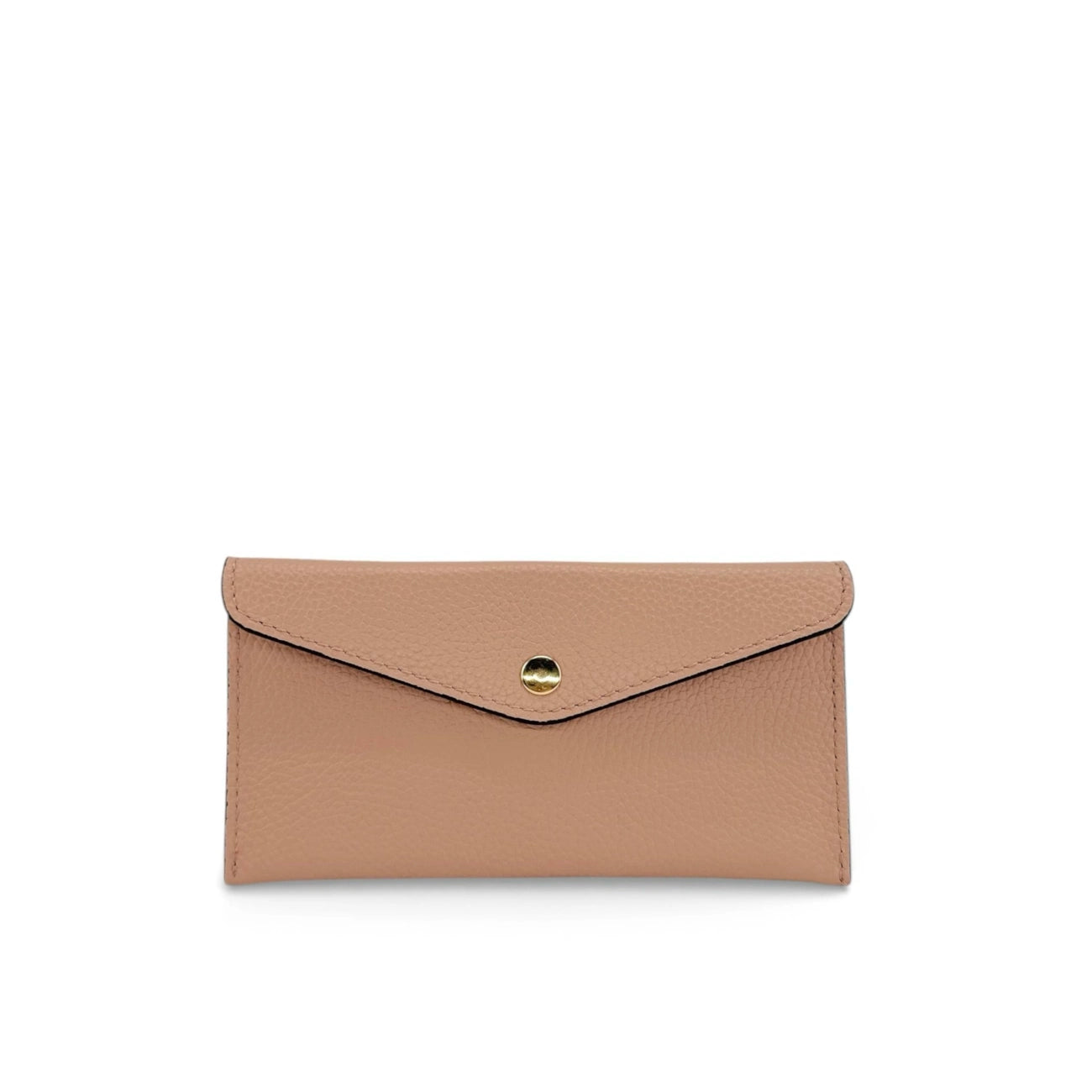 Grained leather portfolio holder CLOE Rose intense