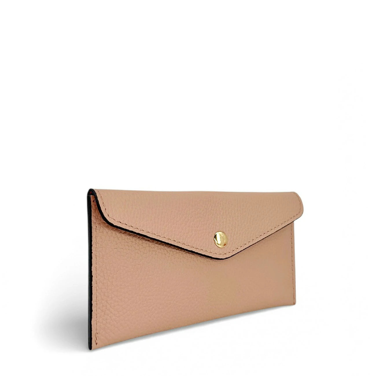 Grained leather portfolio holder CLOE Rose intense