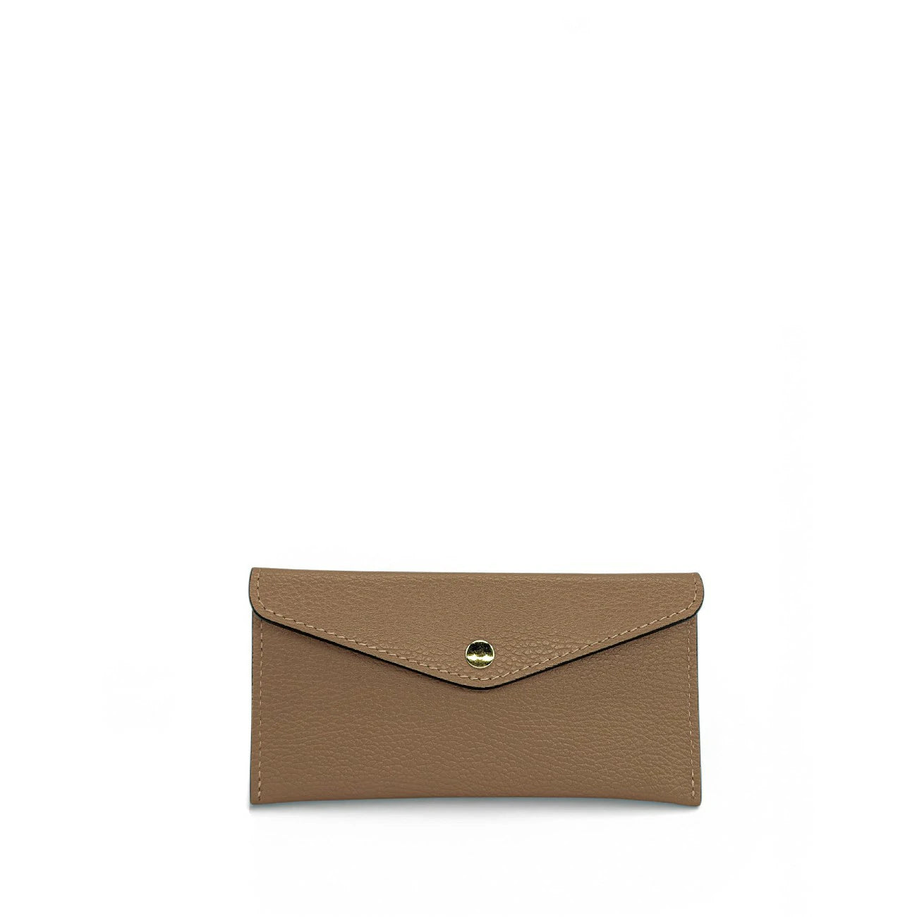 Grained leather portfolio holder CLOE Duck green