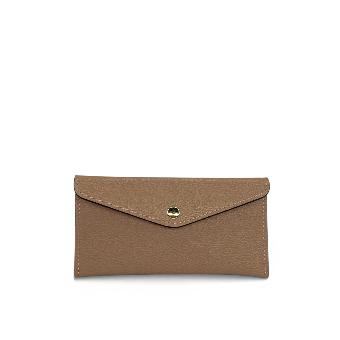 Grained leather portfolio holder CLOE Duck green