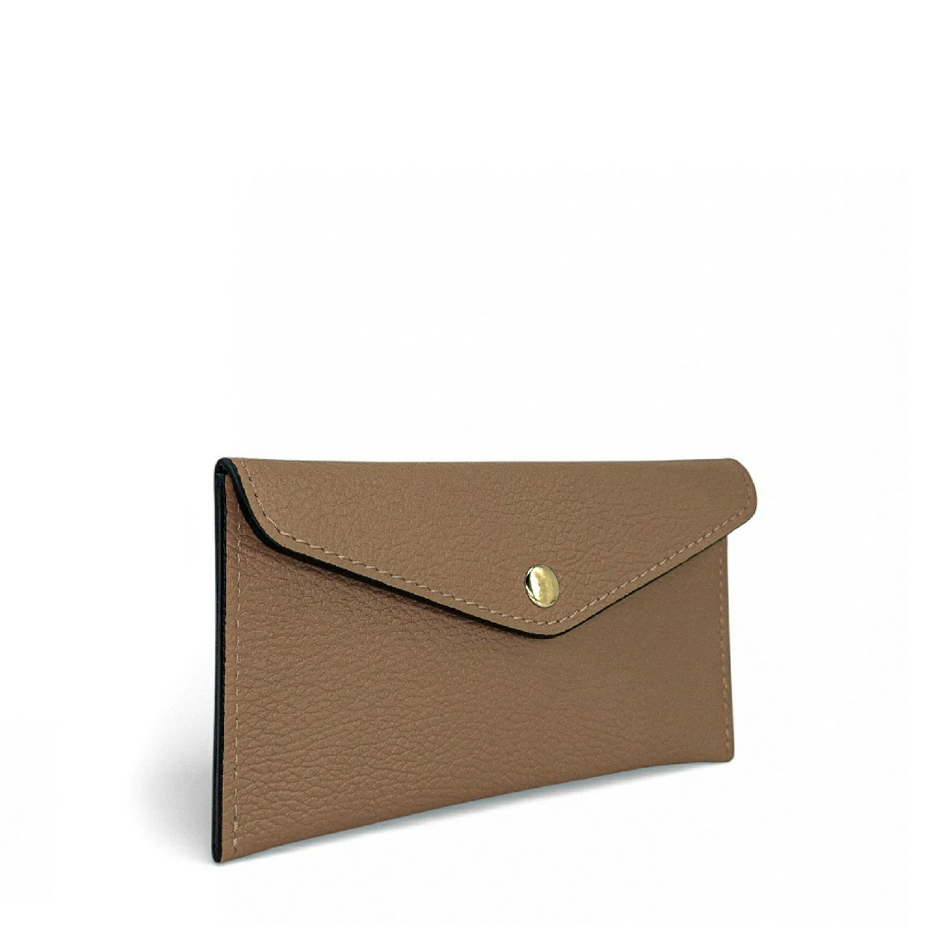 Grained leather portfolio holder CLOE Duck green
