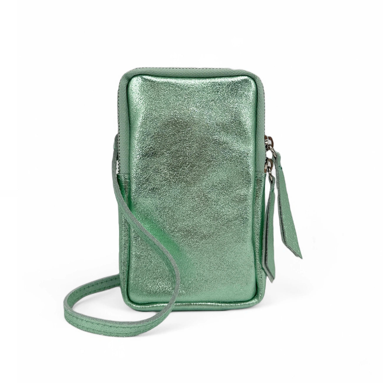 Leather strap phone cover irise LOUVRE English green irise
