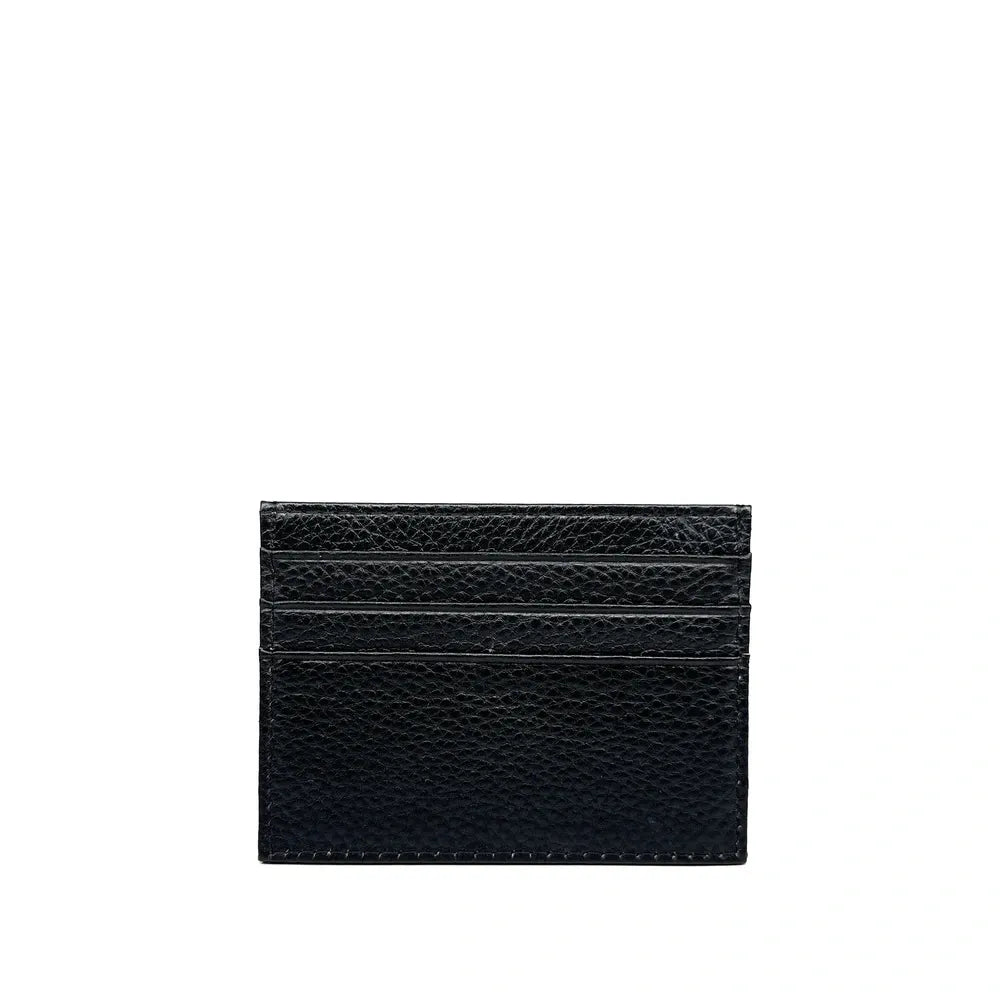 Porte-cartes en cuir grainé NOAH Noir