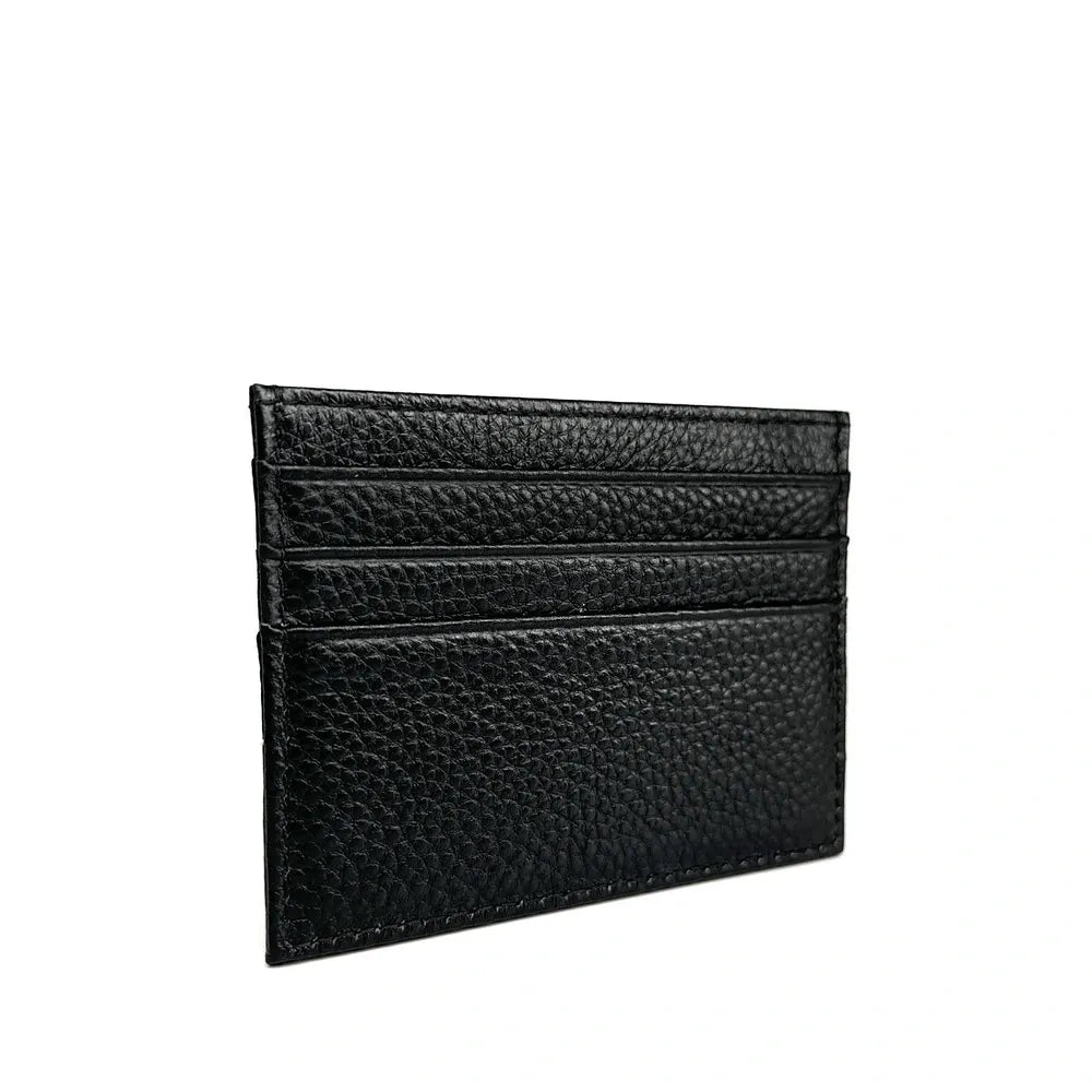 Porte-cartes en cuir grainé NOAH Noir