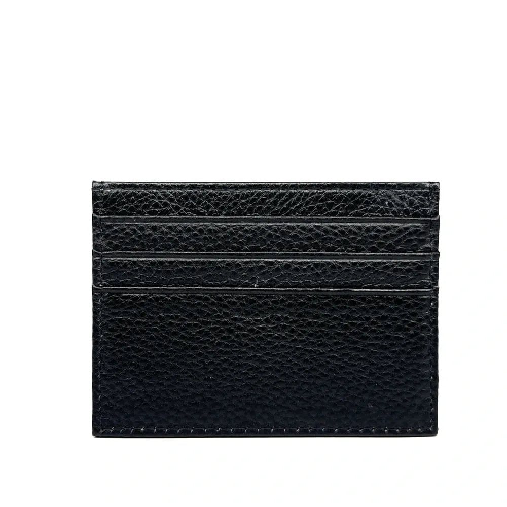 Porte-cartes en cuir grainé NOAH Noir