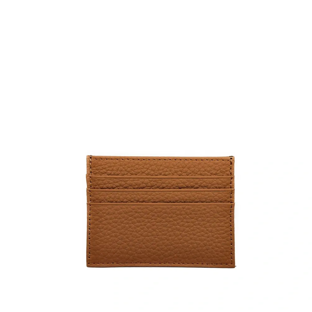 Porte-cartes en cuir grainé NOAH Camel