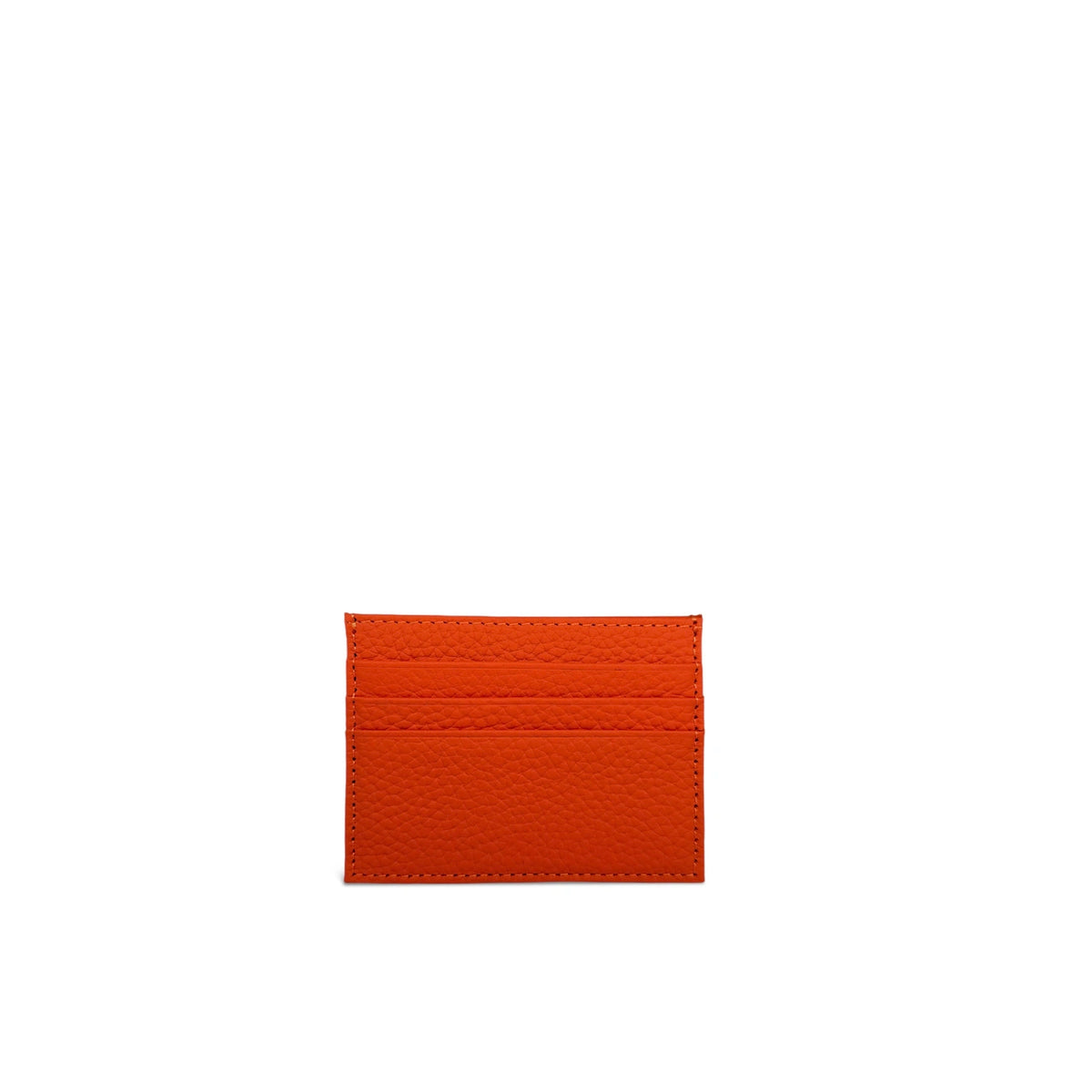 Porta carta in pelle a grana NOAH Arancia