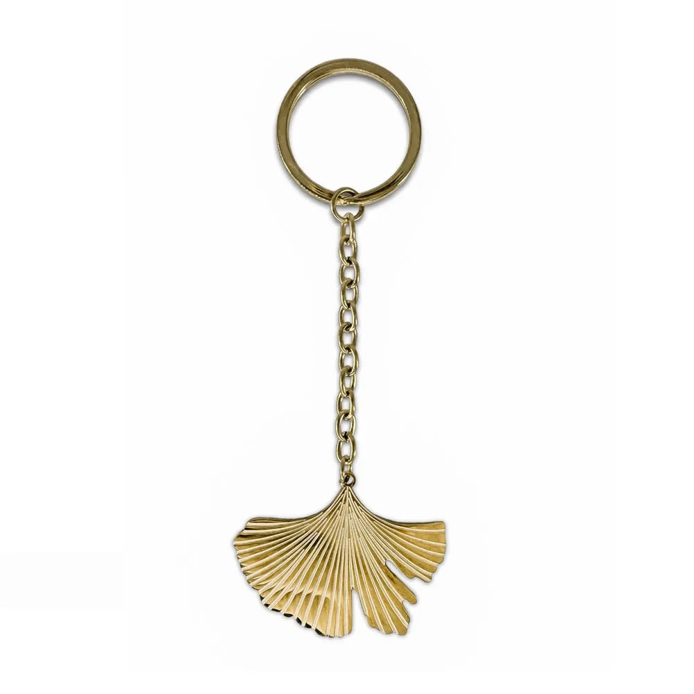Porte-clés en métal doré GINKO finitions métalliques Dorée