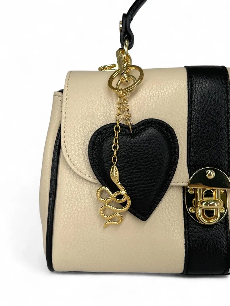 Porte-clés en métal doré SNAKE finitions métalliques Dorée