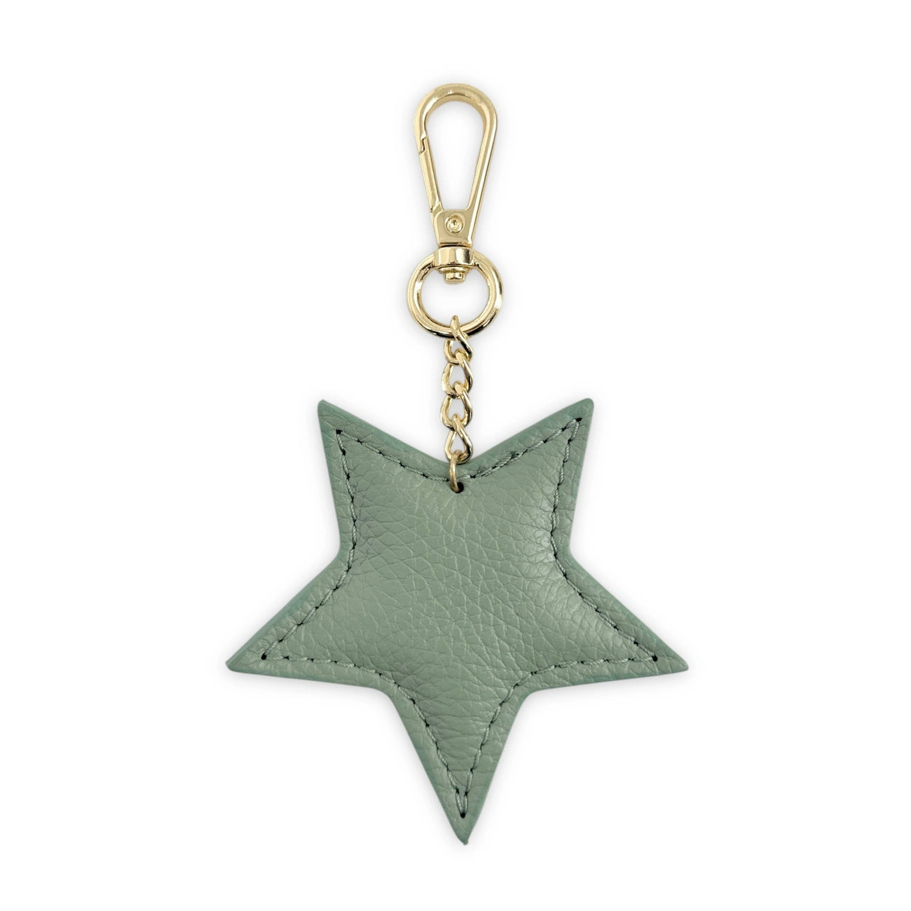 Keychain in pelle a grana ETOILE Cachi