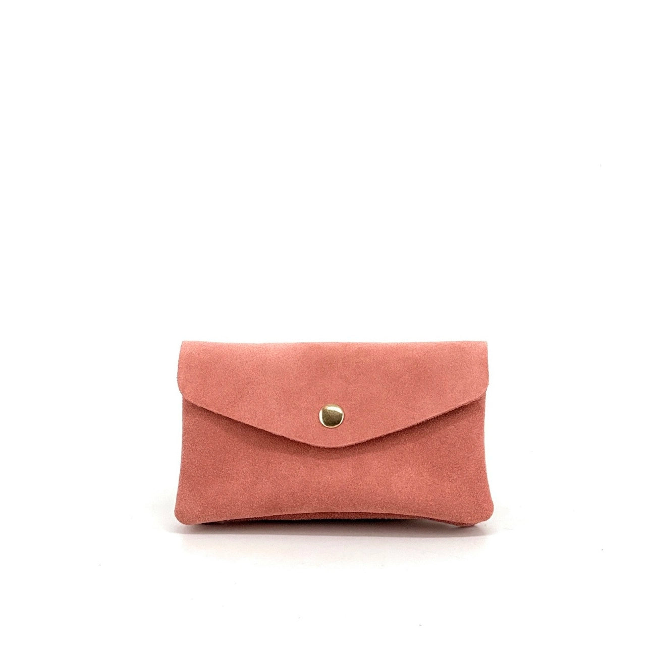 Pochette porte-monnaie en daim COMPO SUEDE Rose saumon