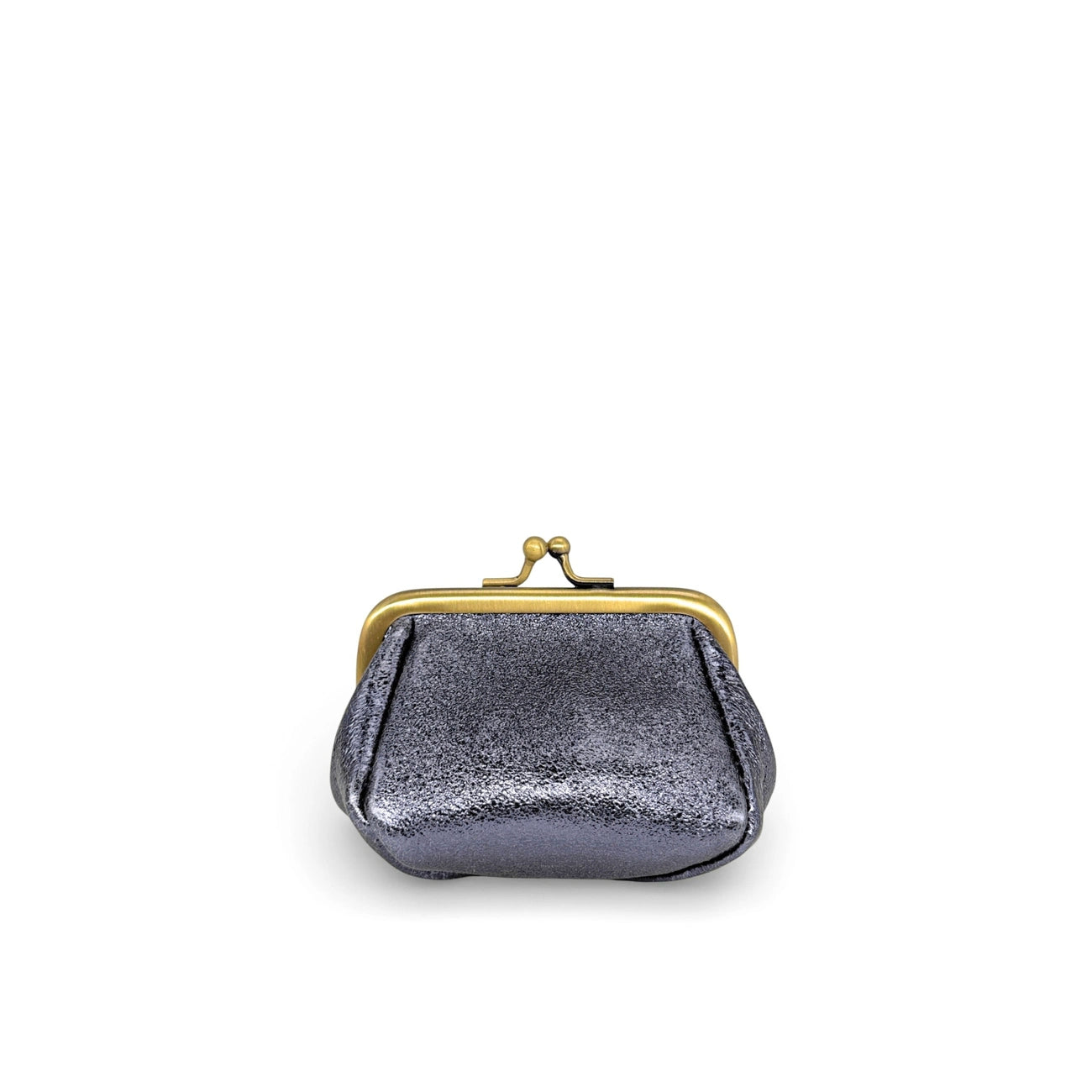 Bolsita de cuero irismi REINETTE Azul celestial