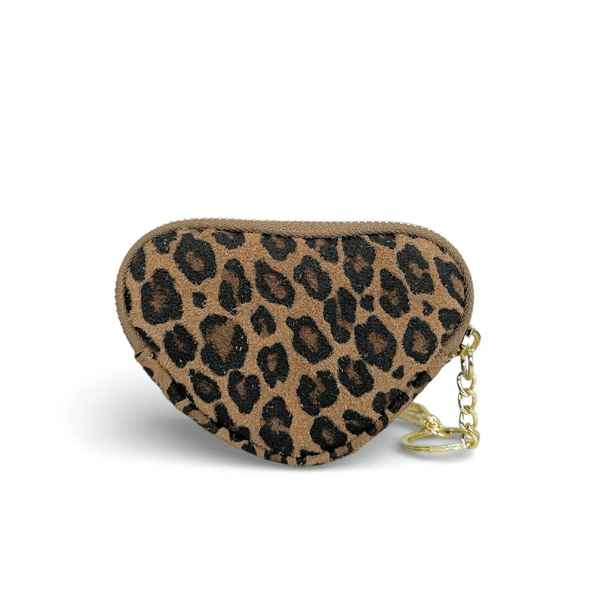 Geldbörse mit Schlüsselanhänger aus gemustertem Leder SWEETIE Leopard