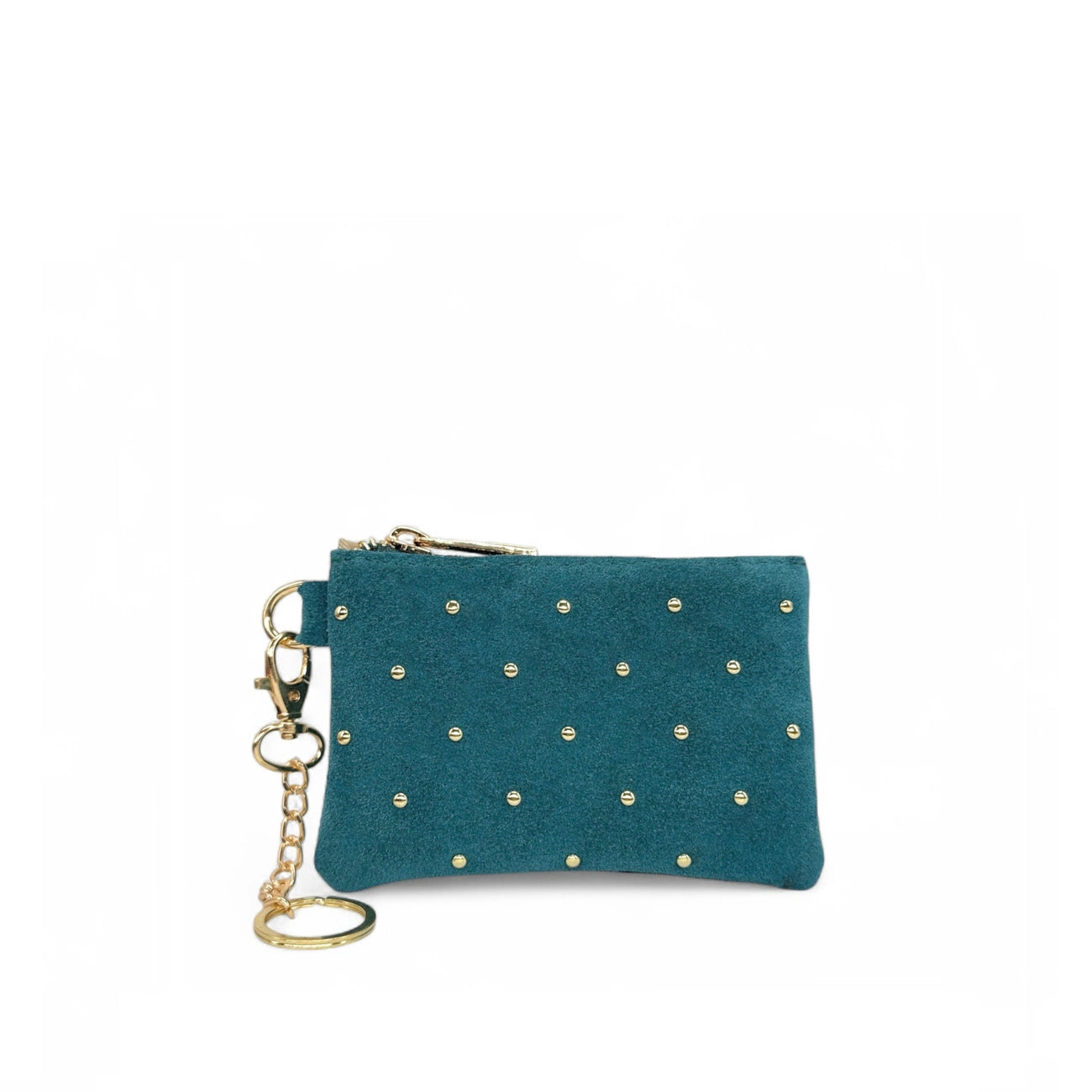 Suede wallet TINY DOTS Rose powder