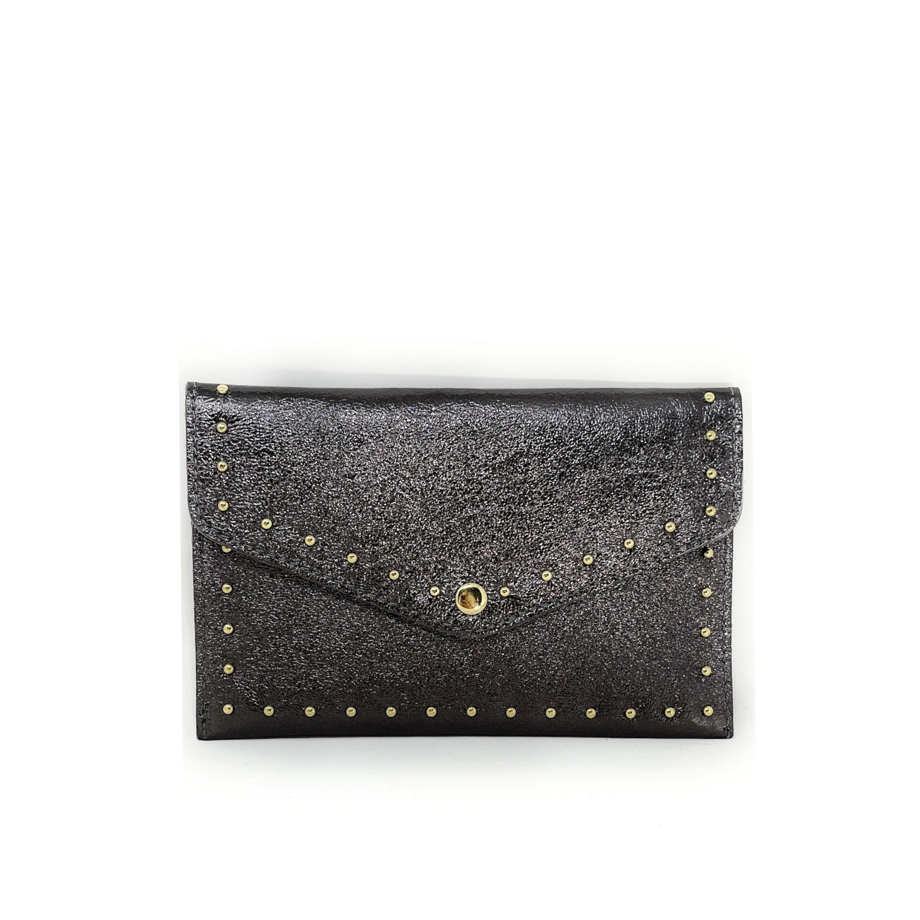 Bolsita de cuero irismi TINA Plateado oscuro