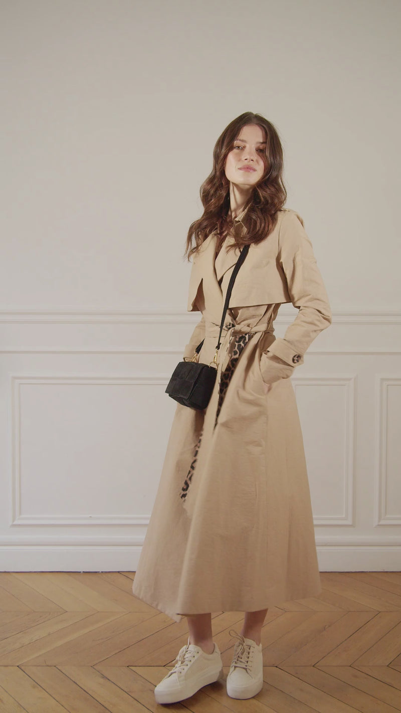 Chic Twenty-Two black nubuck handbag