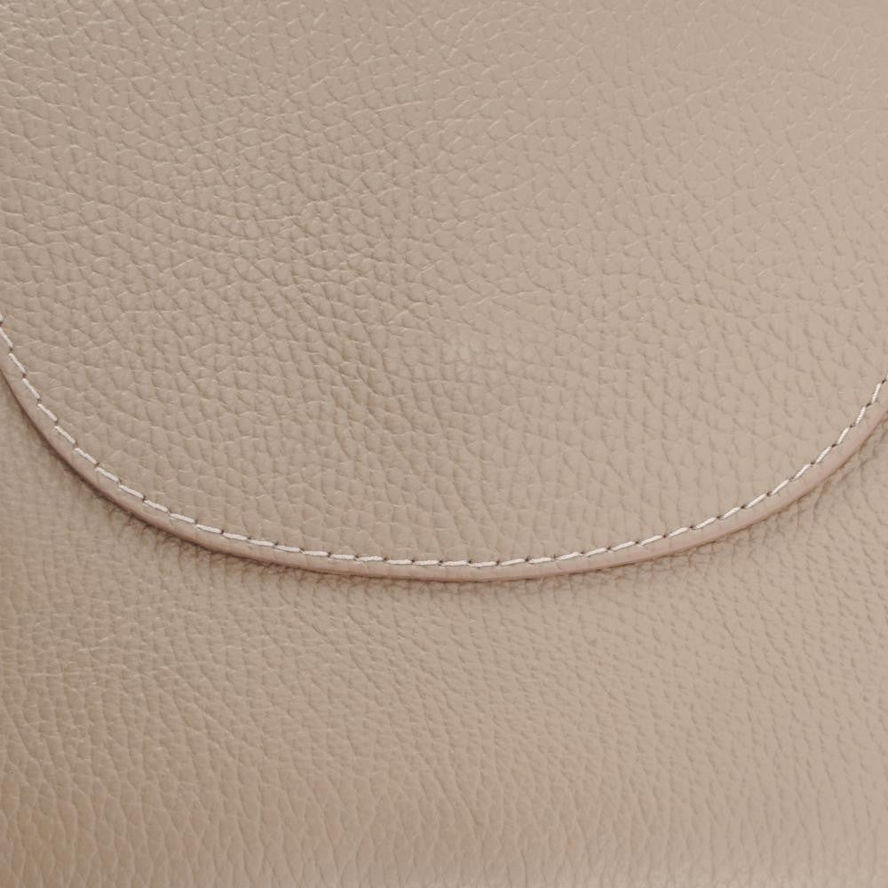 Sac à dos en cuir grainé HAILEY Rose nude