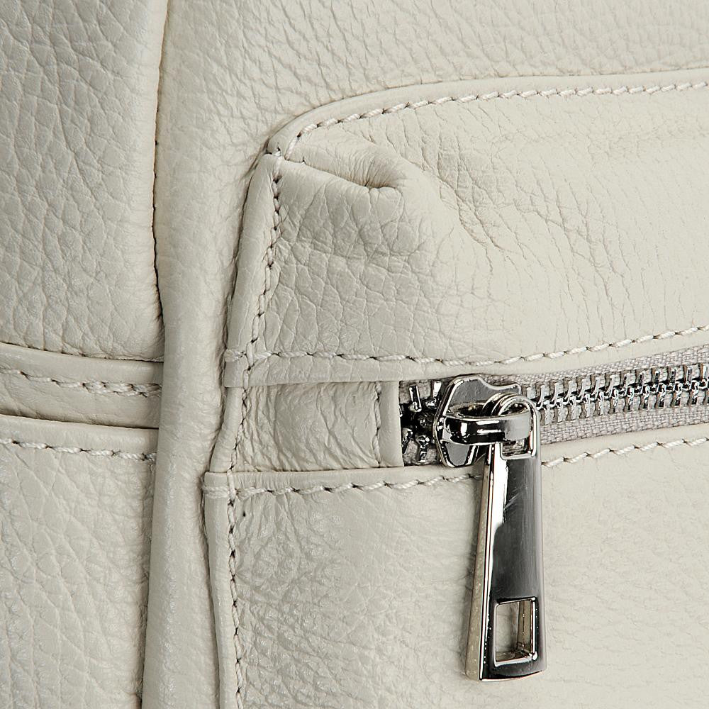 Sac à dos en cuir grainé LITTLE KYOTO Beige crème