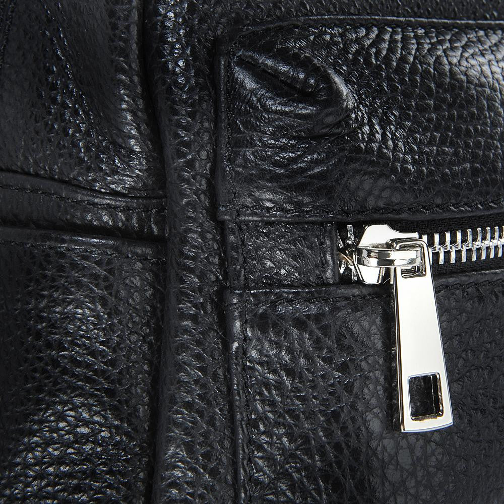 Sac à dos en cuir grainé LITTLE KYOTO Noir