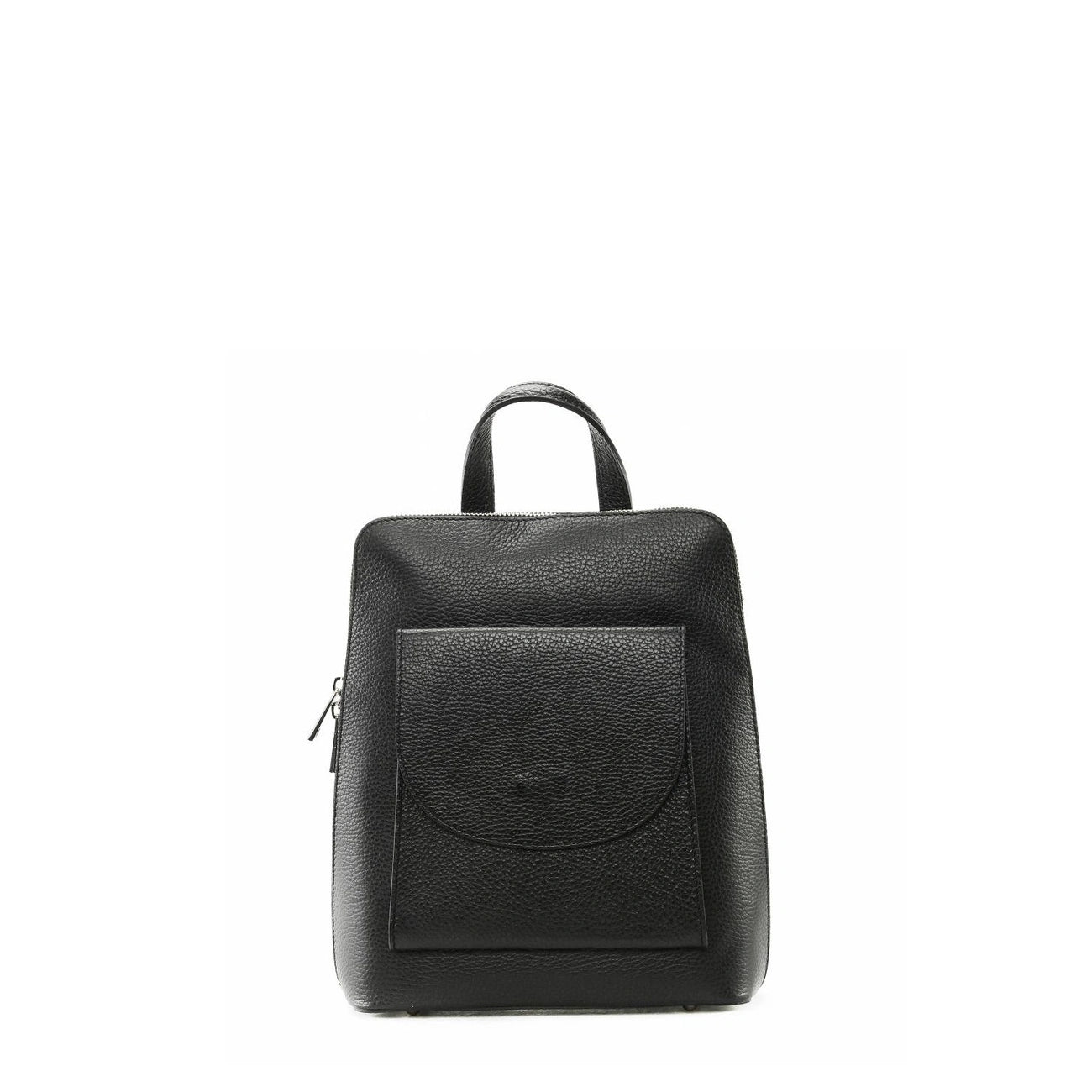 Mochila de piel granulada HAILEY Negro