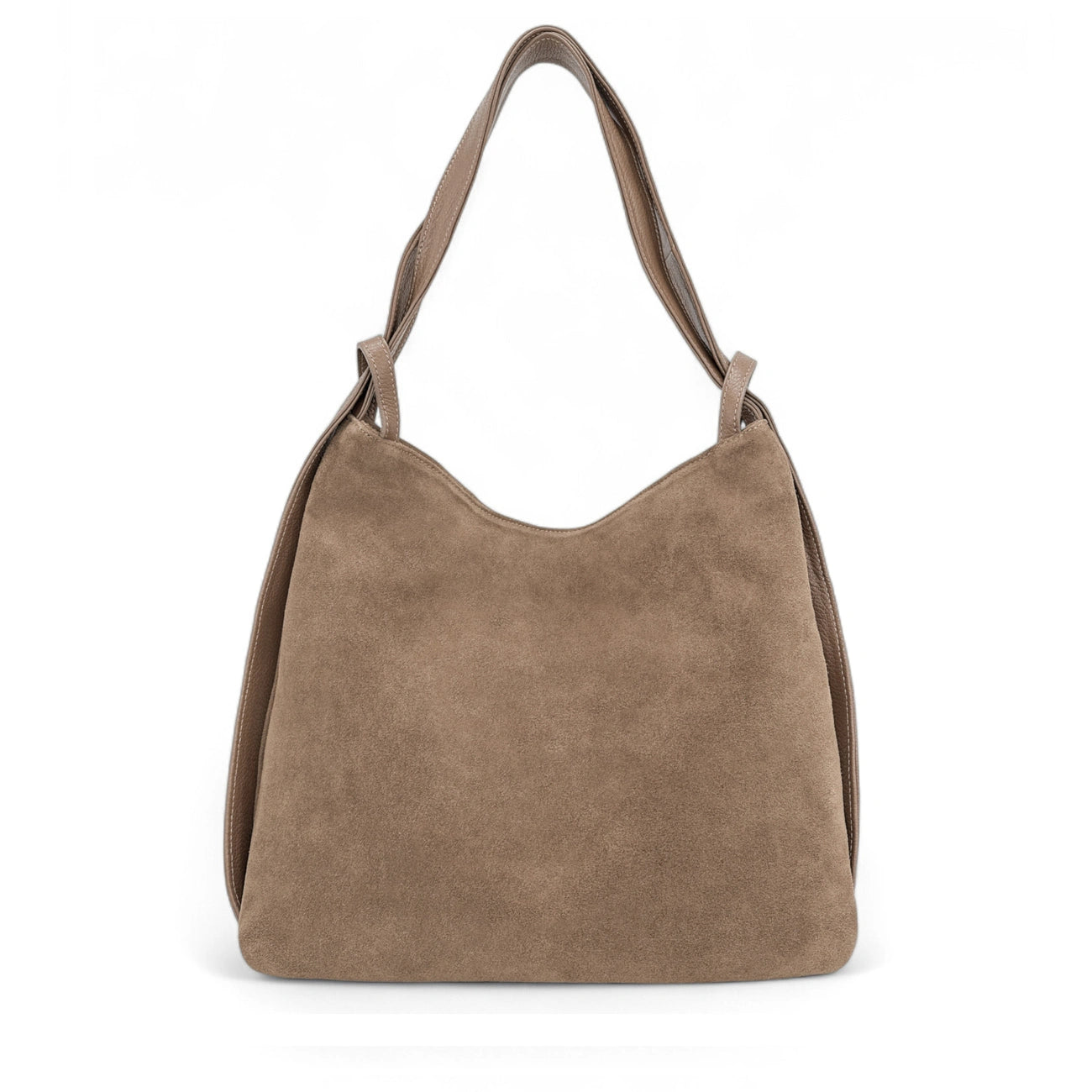 Sac multipositions en daim SOHO SUEDE Taupe foncé