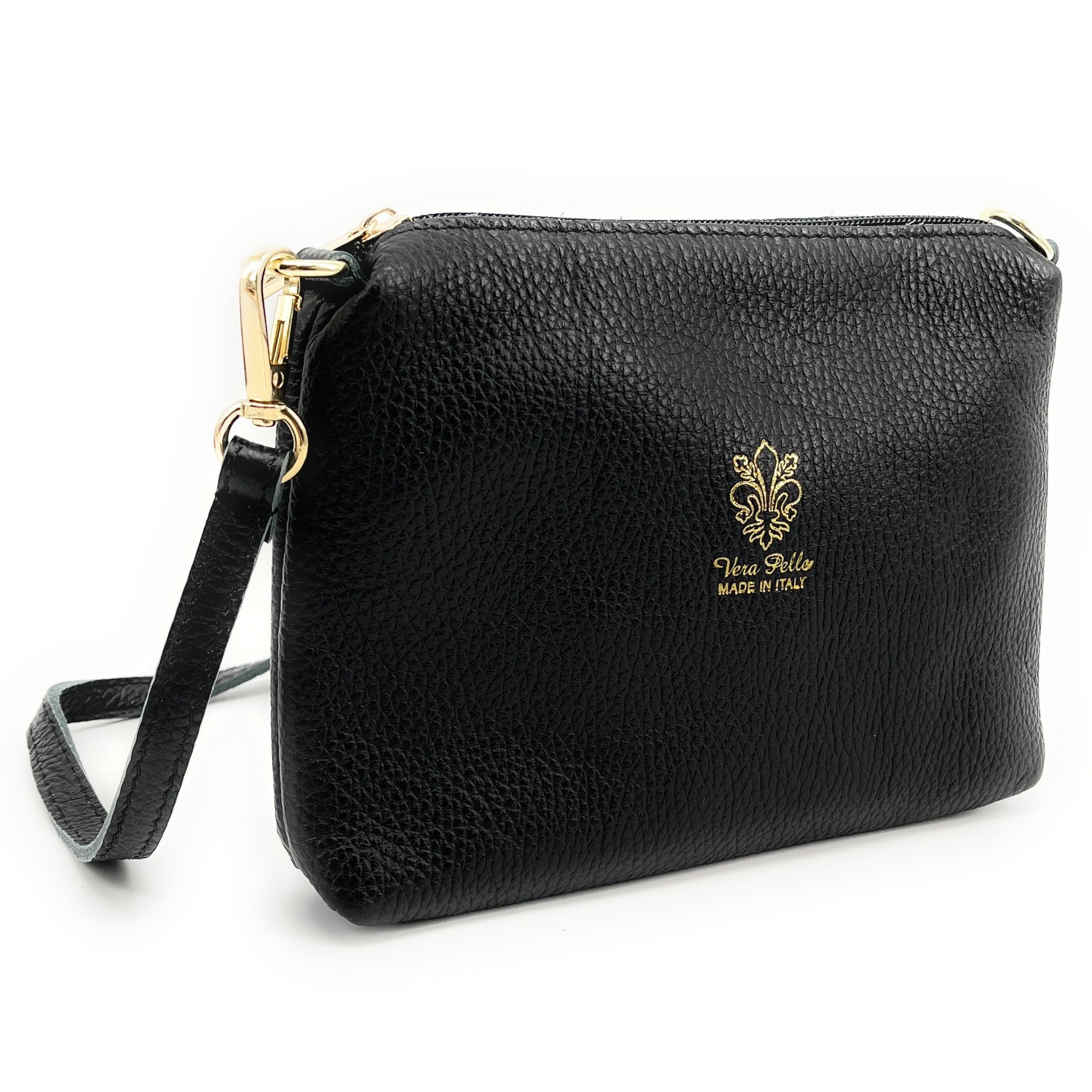 Sac pochette en cuir à motifs CHARLOTTE E.L. Ocelot