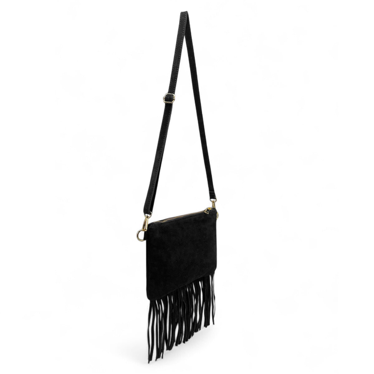 Bolso bandolera de serraje YEPA Negro