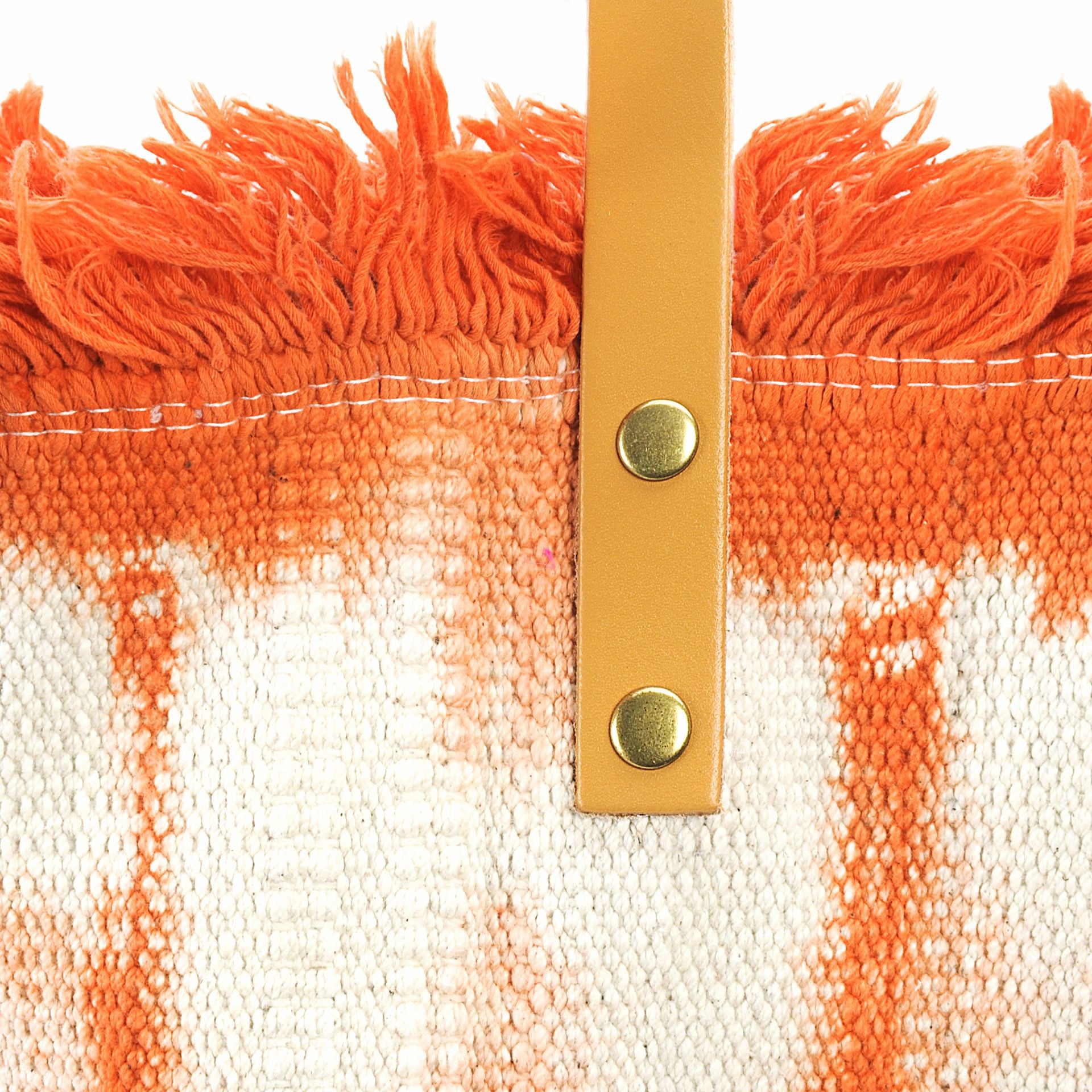 Sac à main cabas en tissu BELIZE Orange patiné
