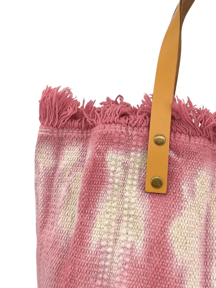 Sac à main cabas en tissu BELIZE Rose