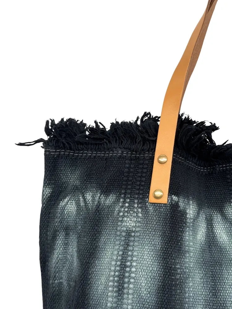 Sac à main cabas en tissu BELIZE Noir