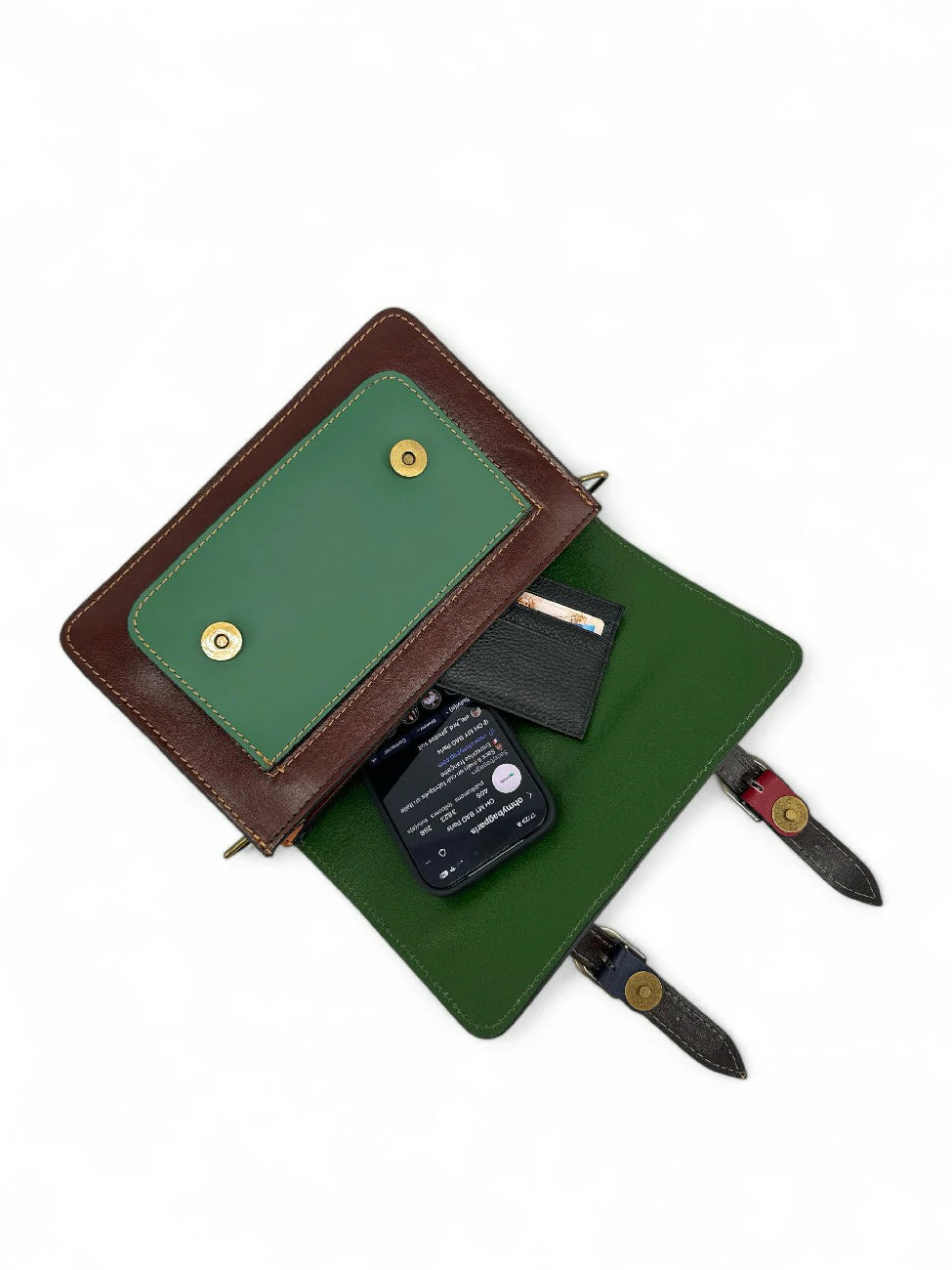 Handtasche aus Glattleder SAND ABSOLU Mehrfarbig 1