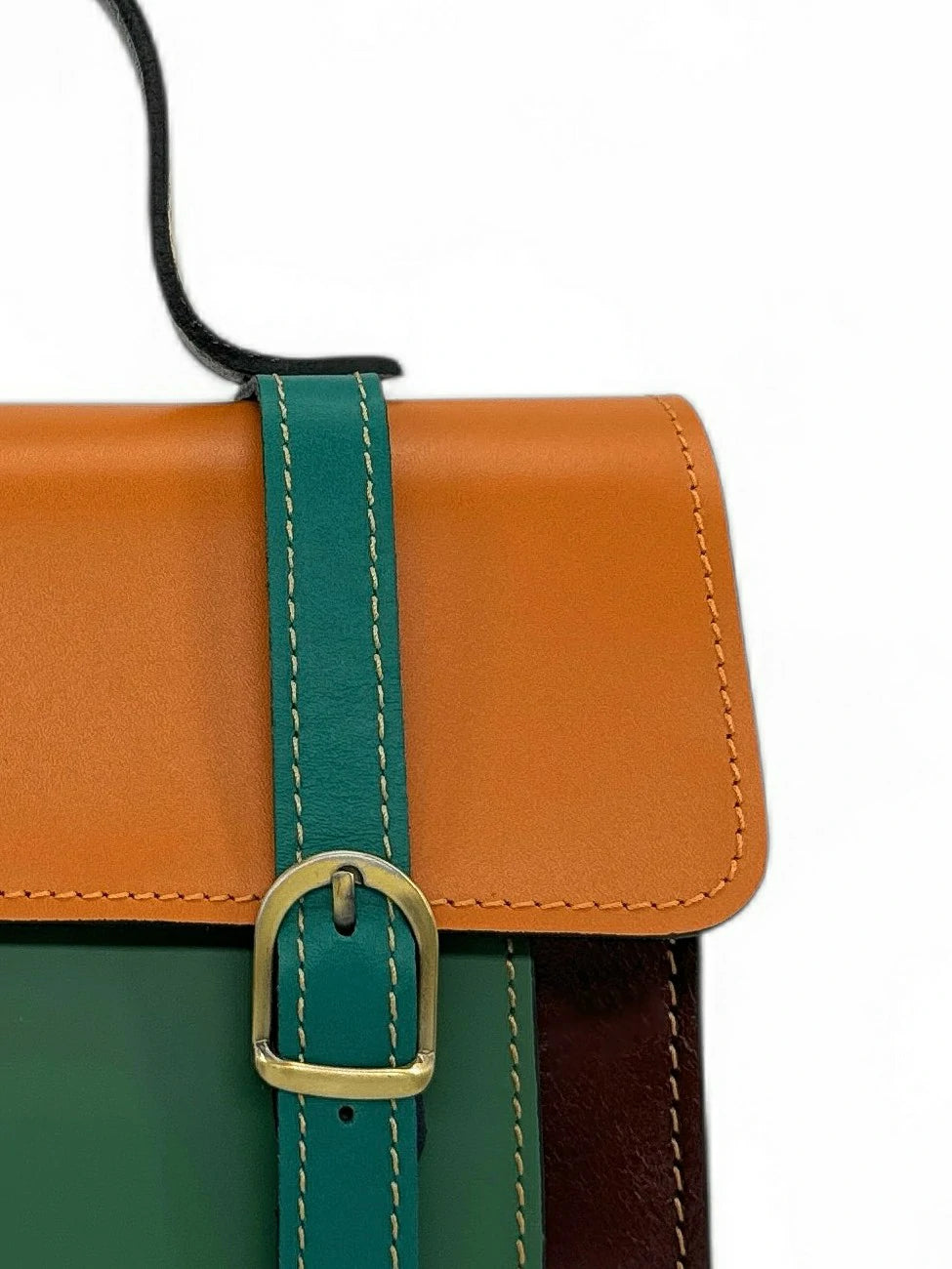 Handtasche aus Glattleder SAND ABSOLU Mehrfarbig 1