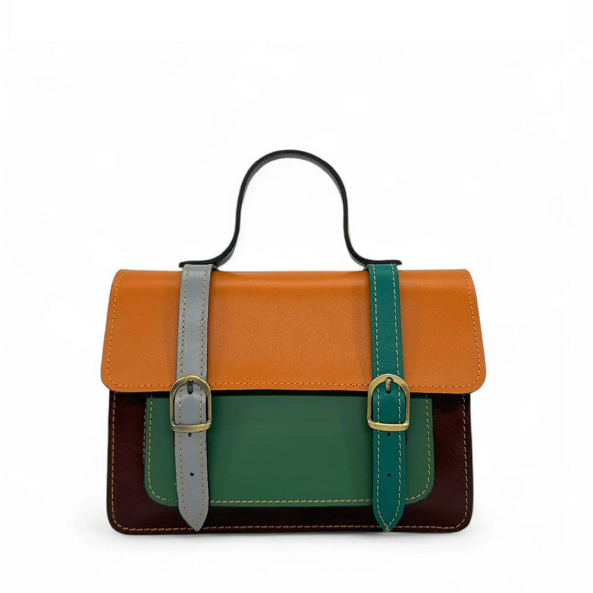 Handtasche aus Glattleder SAND ABSOLU Mehrfarbig 1