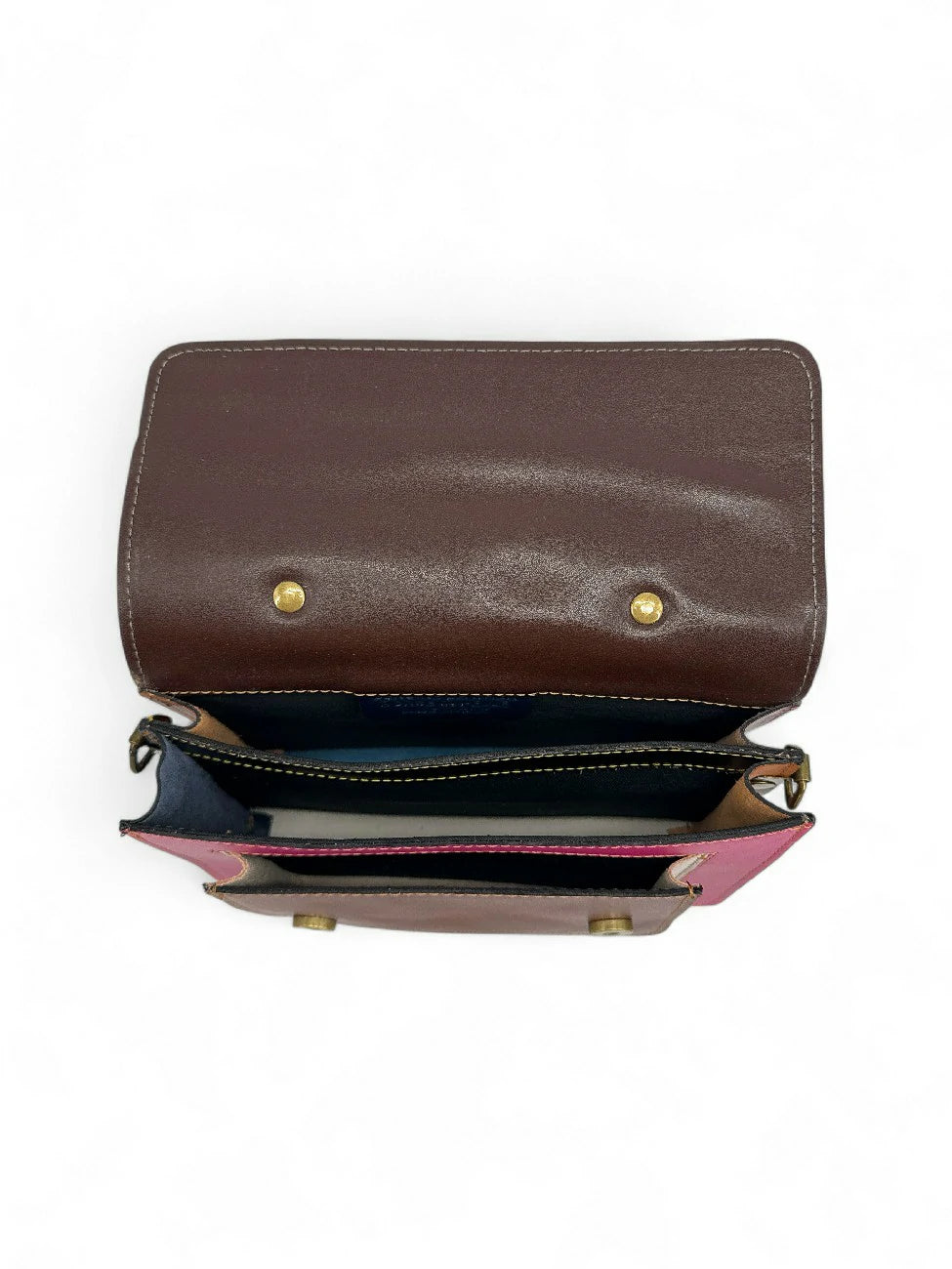 SAND ABSOLU multicolor 3 smooth leather handbag