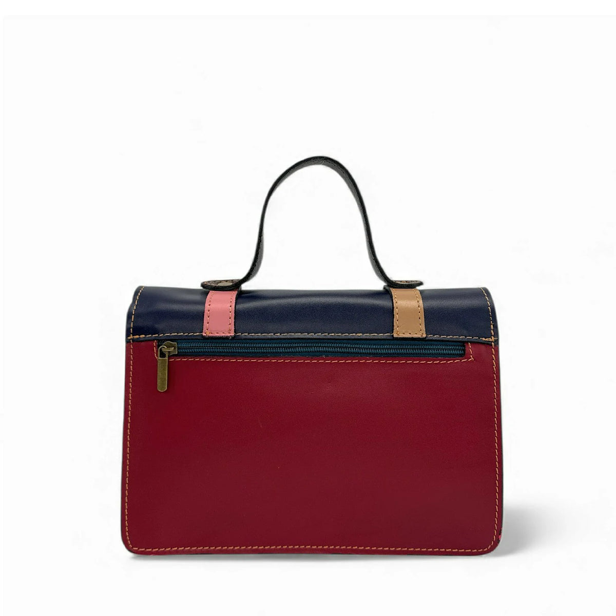 SAND ABSOLU smooth leather handbag Multicolor 5