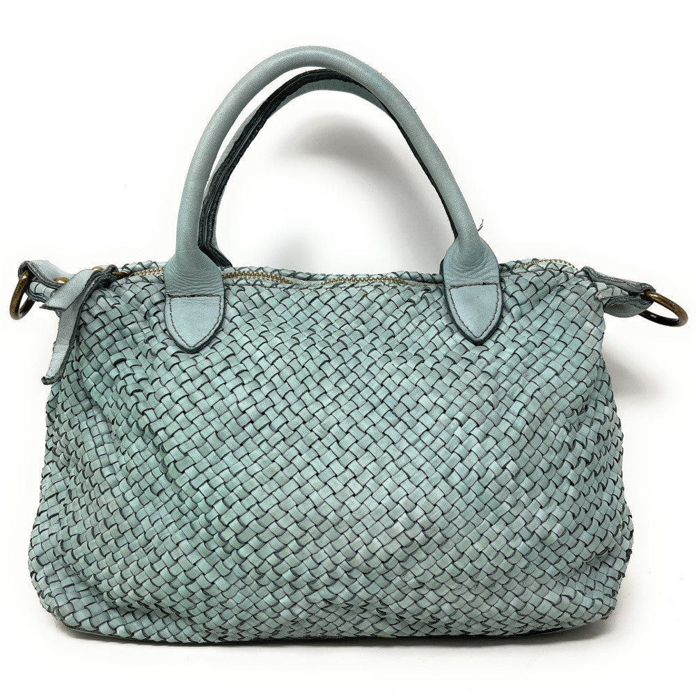 Sac à main en cuir vintage MISS ROSE Céladon
