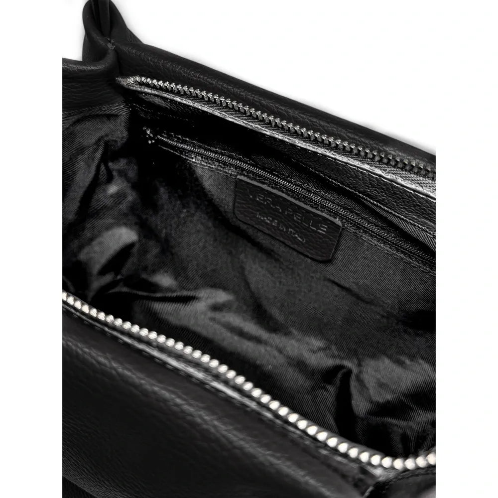 Sac à main en cuir grainé BUBBLE Noir