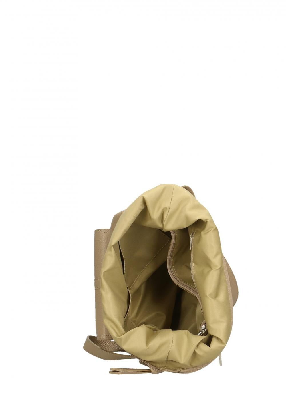 Sac multiposition en cuir grainé RIMINI Taupe