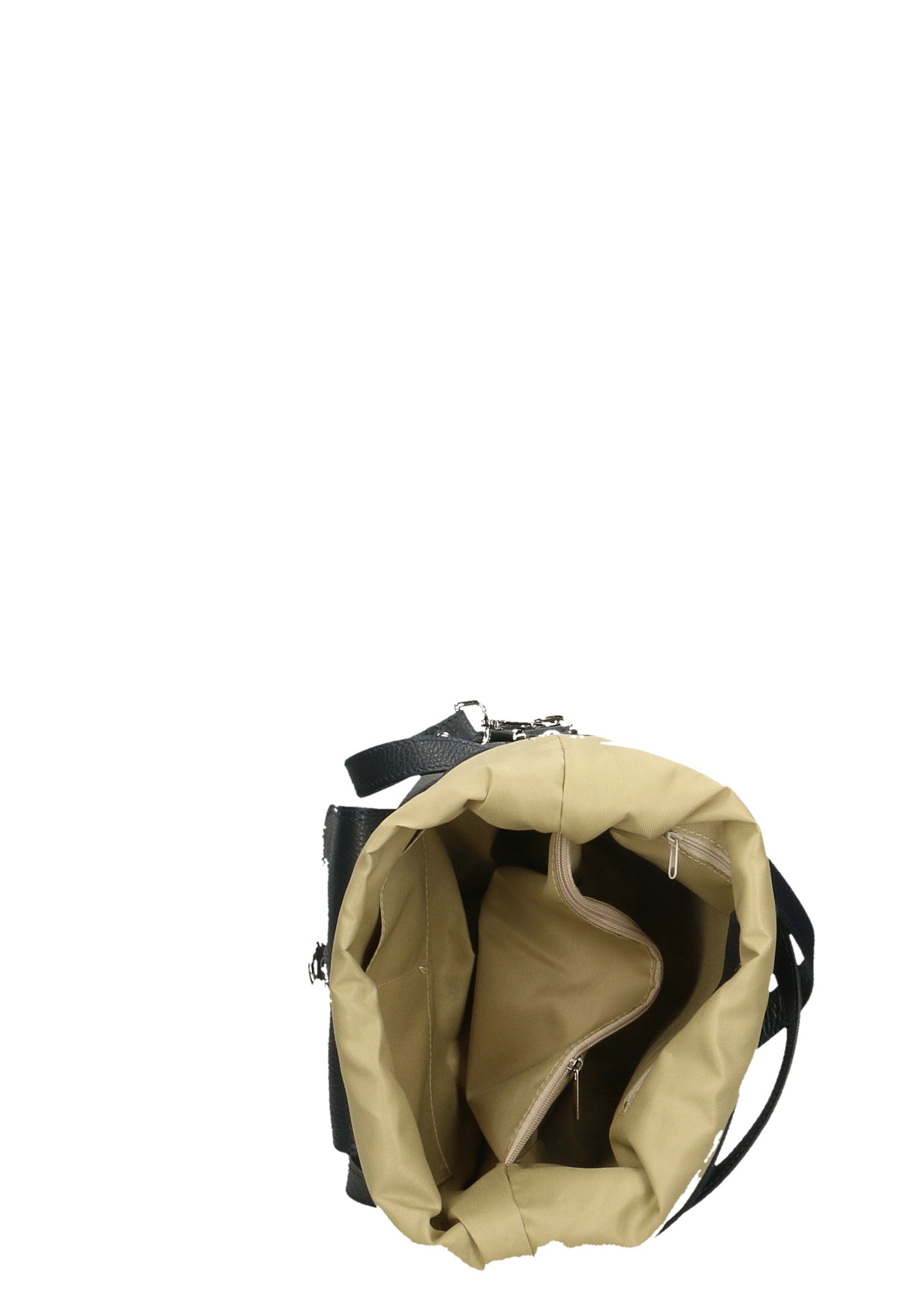 Sac multiposition en cuir grainé RIMINI Noir