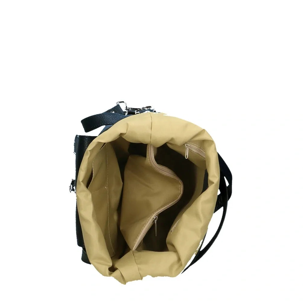Sac multiposition en cuir grainé RIMINI Bleu marine