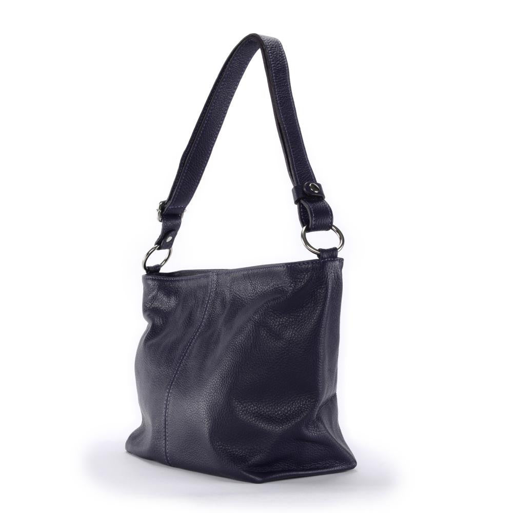 Sac à main en cuir grainé KUTA Violet