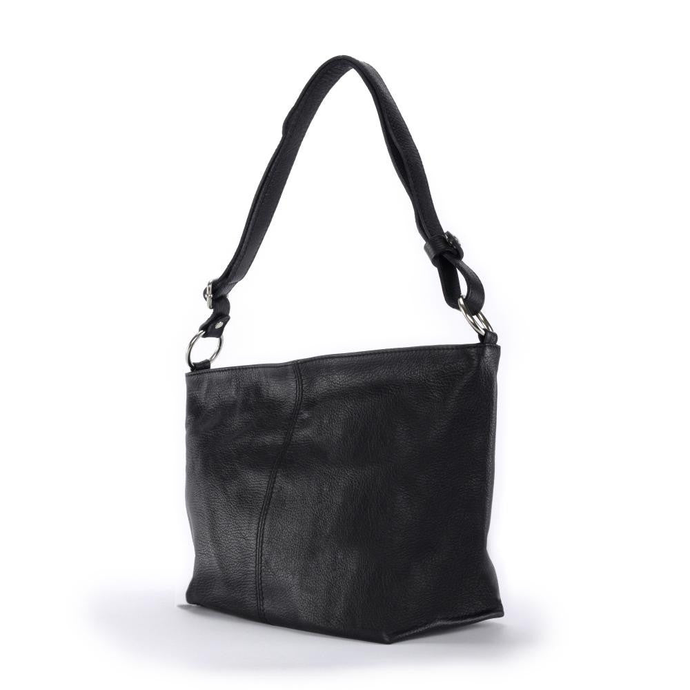 Sac à main en cuir grainé KUTA Noir