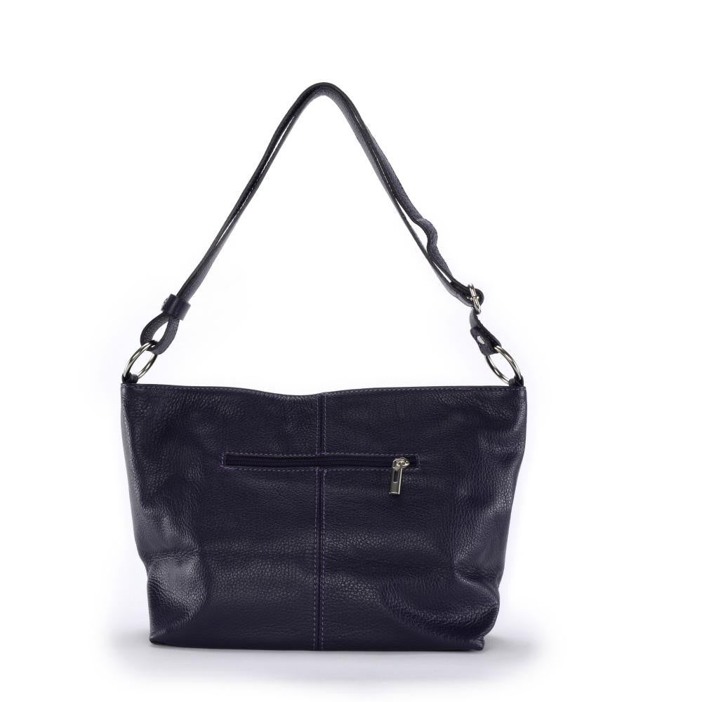 Sac à main en cuir grainé KUTA Violet