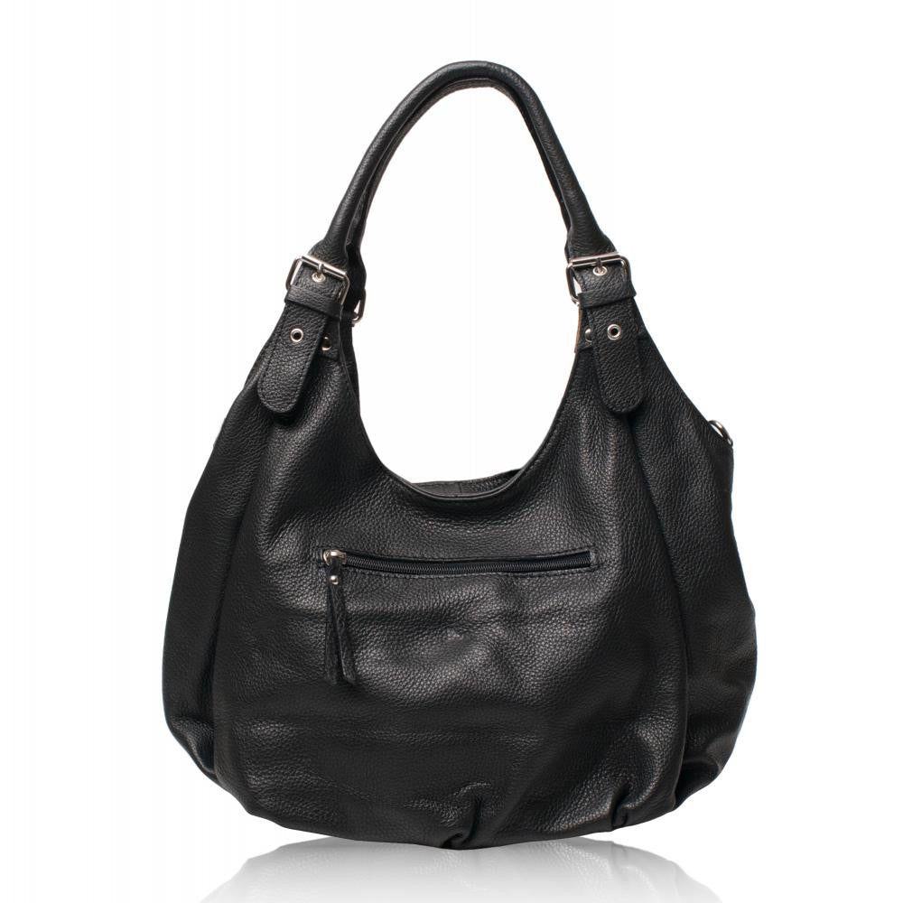Sac à main en cuir grainé SAINT TROP Noir